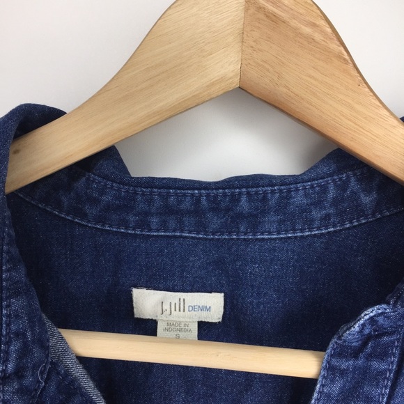 J. Jill denim button down dress - Picture 6 of 14